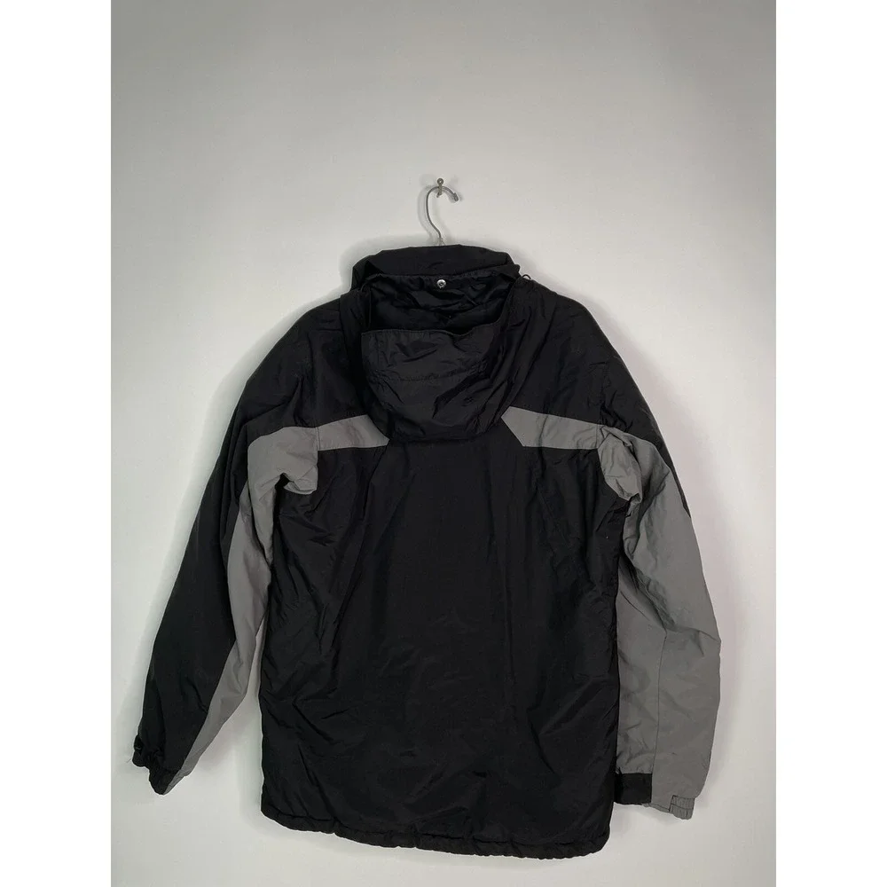 Columbia‎ Jacket Adult Med  Black/gray Outdoors Jacket Nice! Hooded